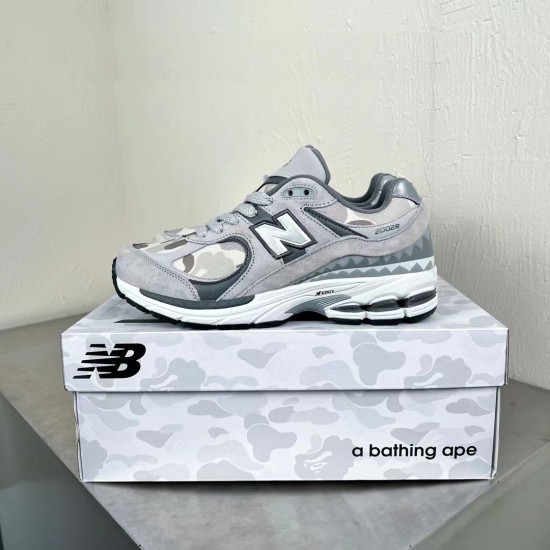 NBxBape M2002RGB Grey